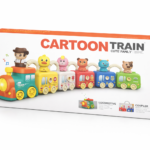 Cartoon Train Toy Set