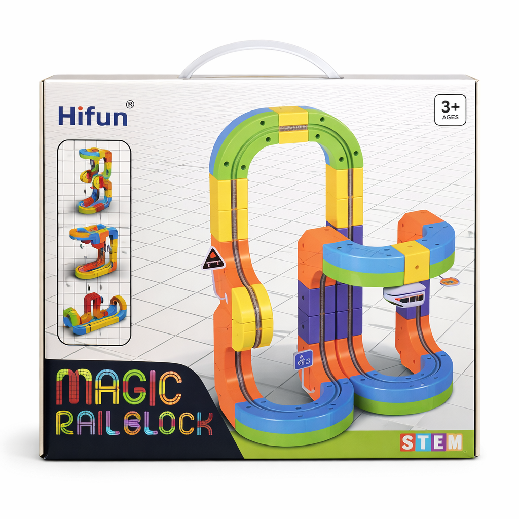 Hifun Magic Rail Block STEM Building Set Hifun Magic Rail Block STEM Building Set - Image 1