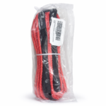 Synthetic Winch Rope with Protective Sleeve – Red & Black