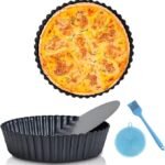 Vnray Nonstick Tart Pan Set – 2 Pack 9.5 Inch