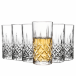 Binsakao Highball Glasses Set – Collins Drinking Glasses (Set of 6)