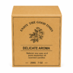 Delicate Aroma Lavender Scented Soy Wax Candle 200g