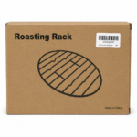 Oval Roasting Rack 10x6.5 Inch Black