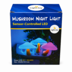 LightJoy Mushroom Night Light Sensor LED Color Changing
