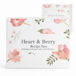 Heart & Berry Recipe Box with Cards