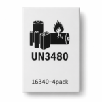 16340 Rechargeable Battery for Headlamp 4 Pack