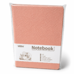 Mlife A5 Lined Notebook PU Hard Cover Pink